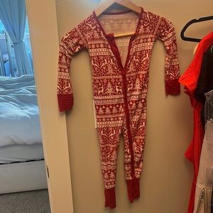 Little sleepies onesie Christmas pajamas, extremely soft and barely worn.